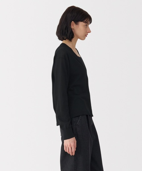 MUJI Labo(ムジラボ)の「〔MUJI Labo〕婦人 コットンハイゲージニットカーディガン(カーディガン/ボレロ・レディース・オートミール/ブラック/アイボリー・XL/L/M/S)」の19枚目の写真