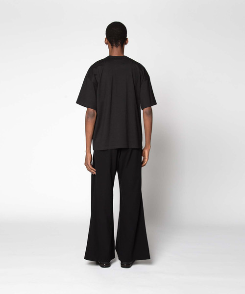 yoshiokubo（ヨシオクボ）の「yoshiokubo ヨシオクボ / STRETCH 3TUCK SLACKS ストレッチスリータックワイドスラックス / YKS25404（スラックス・メンズ・ブラック・1/2/3）」の4枚目の写真