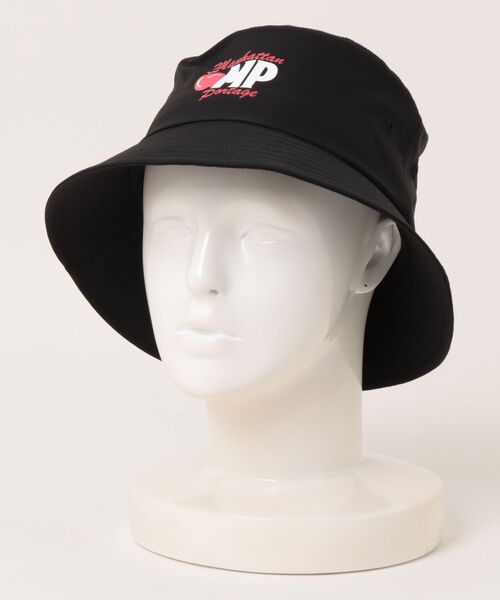 Manhattan Portage（マンハッタンポーテージ）の「Print Bucket Hat（ハット・メンズ・ベージュ/オフホワイト/ブラック・FREE）」の6枚目の写真