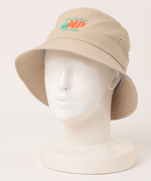 Manhattan Portage（マンハッタンポーテージ）の「Print Bucket Hat（ハット・メンズ・ベージュ/オフホワイト/ブラック・FREE）」の5枚目の写真