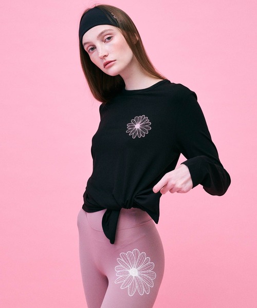 ★MARDI MERCREDI ACTIF★AIRLIFT side slit top theflower★ MARDI MERCREDI ACTIF Airlift Side Slit Top Theflower Ivory
