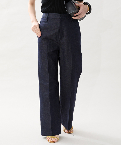 VERMEIL par iena（ヴェルメイユパーイエナ）の「C/Liデニムストレートパンツ（デニムパンツ・レディース・ブルー系その他・36/38/40）」の2枚目の写真