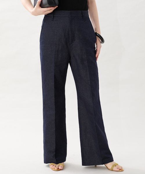 VERMEIL par iena（ヴェルメイユパーイエナ）の「C/Liデニムストレートパンツ（デニムパンツ・レディース・ブルー系その他・36/38/40）」の6枚目の写真