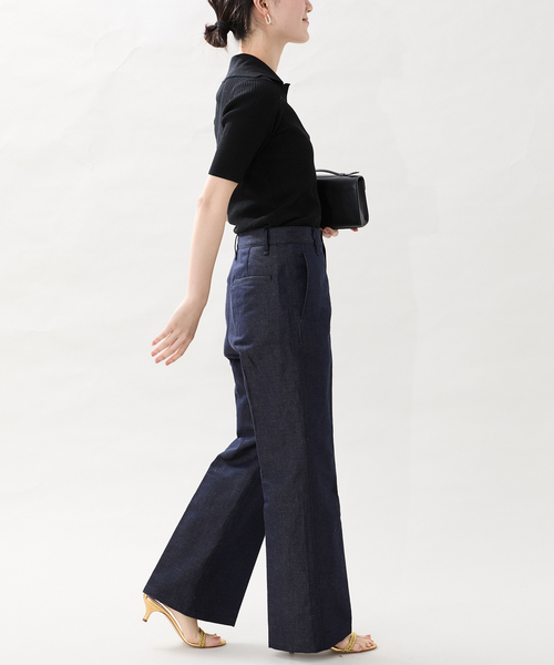 VERMEIL par iena（ヴェルメイユパーイエナ）の「C/Liデニムストレートパンツ（デニムパンツ・レディース・ブルー系その他・36/38/40）」の11枚目の写真