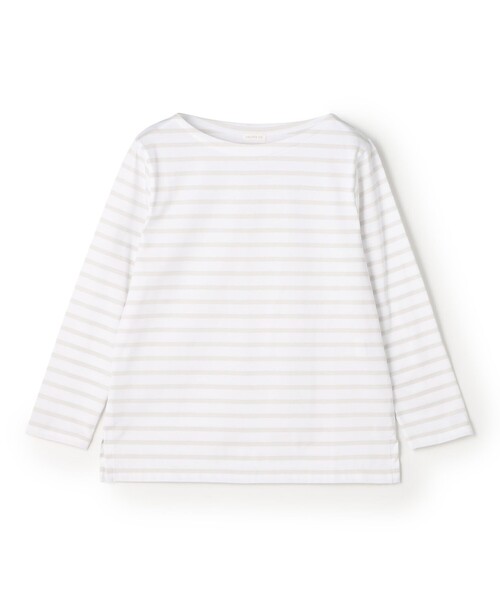 GALERIE VIE(ギャルリー ヴィー)の「ファインコットン ボートネックプルオーバー(Tシャツ/カットソー・レディース・ホワイト/ベージュ系その他/グレー系その他/ネイビー/ブルー系その他/ライトグレー/ブラック系その他・FREE)」の5枚目の写真