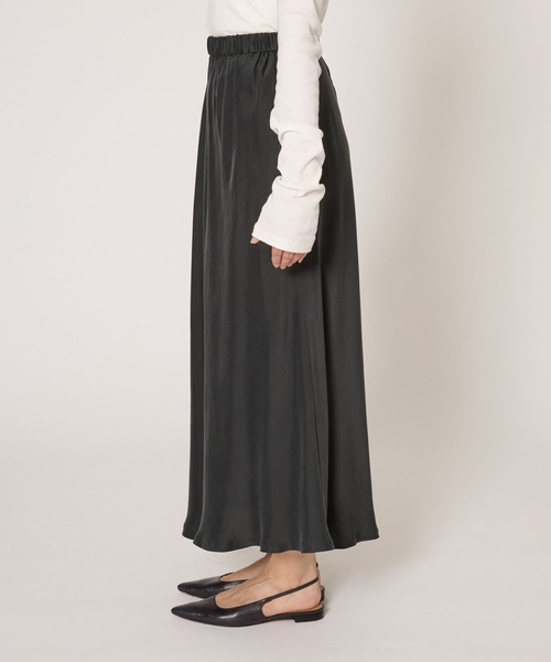 BABYLONE　キュプラバイヤススカート　チャコール　36 BABYLONE キュプラバイヤススカート チャコール 36 卸売 通販