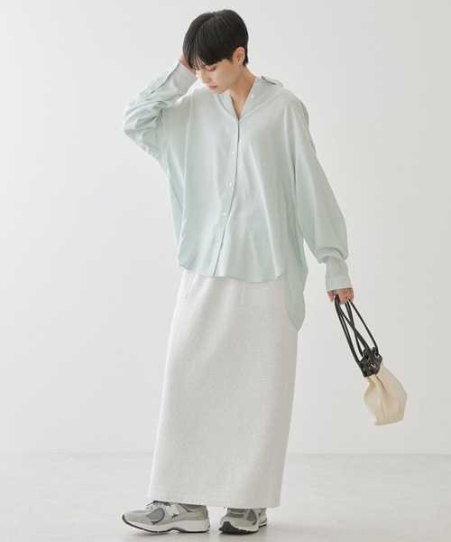 AMERICAN HOLIC(アメリカンホリック)の「サラックールバックタックシャツ(シャツ/ブラウス・レディース・ミント/サックスブルー/ピンク系その他/ブルー系その他7/イエロー系その他2・M/L)」の13枚目の写真