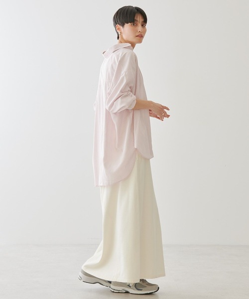 AMERICAN HOLIC(アメリカンホリック)の「サラックールバックタックシャツ(シャツ/ブラウス・レディース・ミント/サックスブルー/ピンク系その他/ブルー系その他7/イエロー系その他2・M/L)」の20枚目の写真