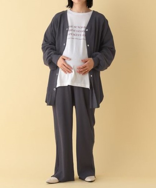 ウェア類 産前・産後対応】マタニティ／リブセットアップ《2点セット》 | [公式