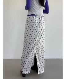 Didot.showroom（ディドット ショールーム）の「【DIDOT.】フラワープリントバンディンロングスカート（スカート）」