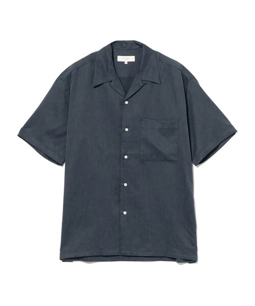 B:MING by BEAMS(ビーミングバイビームス)の「<ビジカジ対応>【セットアップ対応】接触冷感 速乾 防しわ クールファイバー ユーティリティ オープンカラー シャツ(シャツ/ブラウス・メンズ・ネイビー/グレー/チャコールグレー・S/M/L/XL)」の14枚目の写真