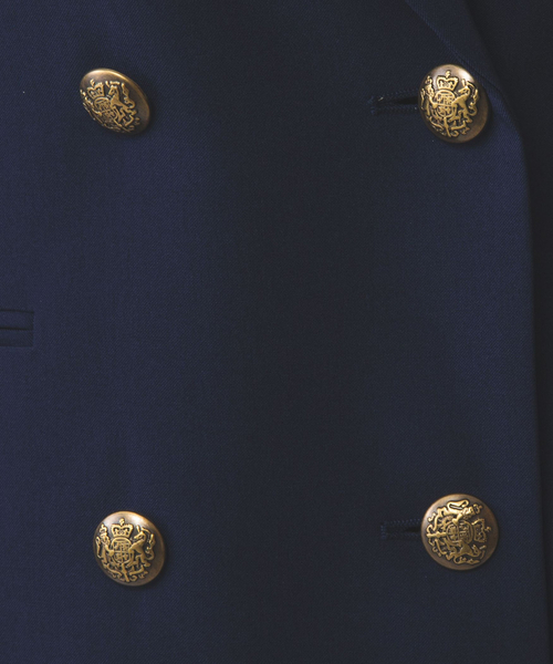 NARACAMICIE】合繊ツイルダブルブレストジャケット（テーラード