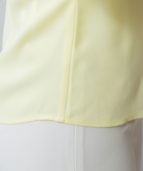 NARACAMICIE(ナラカミーチェ)の「【NARACAMICIE】ジョーゼットフリルタイ七分袖ブラウス(シャツ/ブラウス・レディース・ホワイト/グリーン/ピンク/イエロー・S/XL/M/L/XXL)」の15枚目の写真