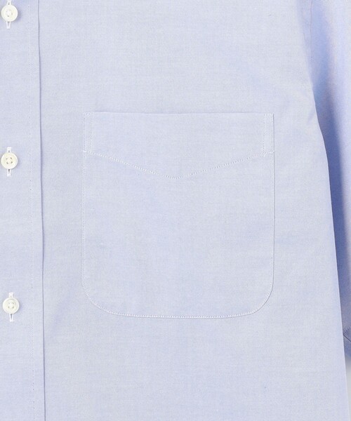 J.PRESS(ジェイプレス)の「【PREMIUM PLEATS / 形態安定】ピンオックス 半袖ドレスシャツ / B.D.(ビジネスシャツ・メンズ・ホワイト系/ダルブルー系・MEDIUM/SMALL/X-LARGE/LARGE)」の7枚目の写真