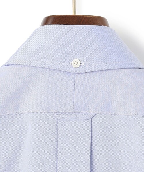 J.PRESS(ジェイプレス)の「【PREMIUM PLEATS / 形態安定】ピンオックス 半袖ドレスシャツ / B.D.(ビジネスシャツ・メンズ・ホワイト系/ダルブルー系・MEDIUM/SMALL/X-LARGE/LARGE)」の10枚目の写真