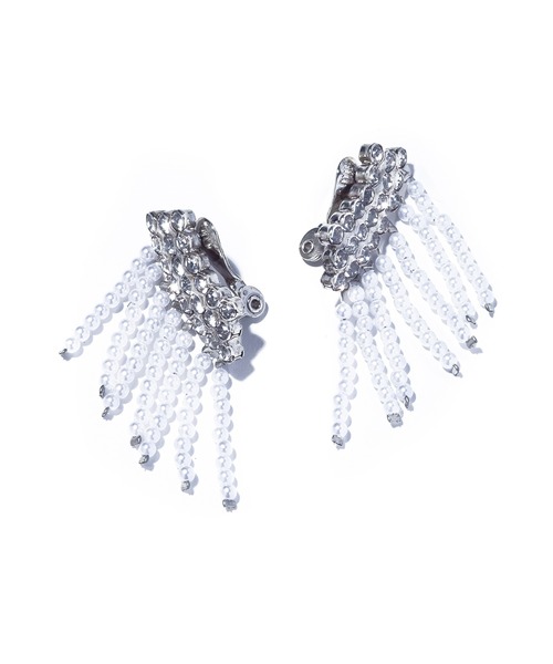 IRIS47(イリスフォーセブン)の「【IRIS 47】palace pearl earring/パレス パール イヤリング BO160(イヤリング・レディース・シルバー・FREE)」の4枚目の写真