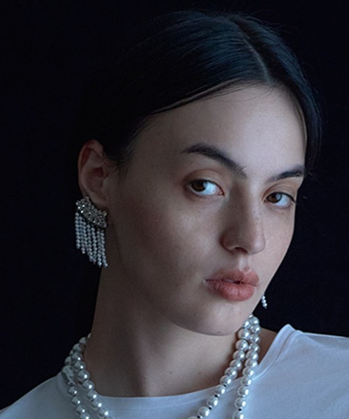 IRIS47(イリスフォーセブン)の「【IRIS 47】palace pearl earring/パレス パール イヤリング BO160(イヤリング・レディース・シルバー・FREE)」の7枚目の写真