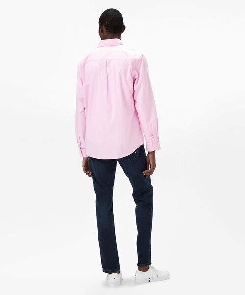 TOMMY HILFIGER（トミーヒルフィガー）の「オックスフォードソリッドロングスリーブシャツ（シャツ/ブラウス・メンズ・ピンク/ライトグリーン/ネイビー・LARGE/SMALL/X-LARGE/MEDIUM）」の14枚目の写真