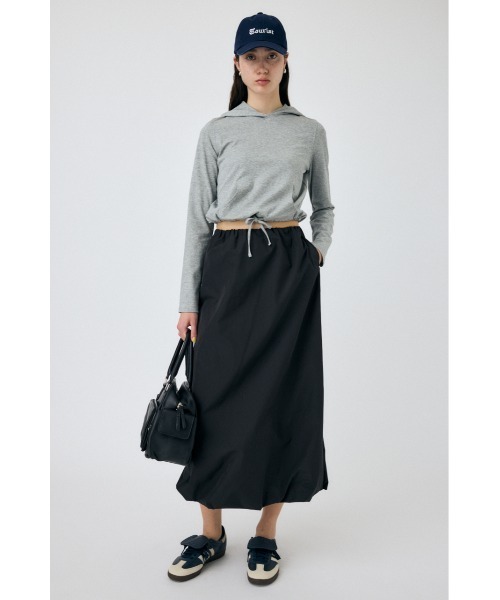 MOUSSY(マウジー)の「BALLOON ミディスカート(スカート・レディース・ホワイト/ブラック・FREE)」の4枚目の写真