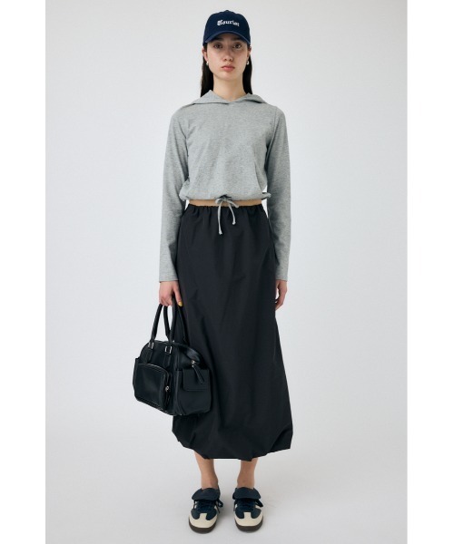 MOUSSY(マウジー)の「BALLOON ミディスカート(スカート・レディース・ホワイト/ブラック・FREE)」の6枚目の写真
