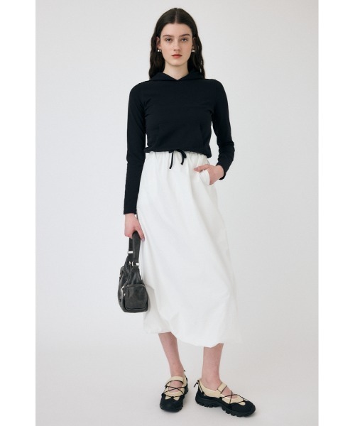 MOUSSY(マウジー)の「BALLOON ミディスカート(スカート・レディース・ホワイト/ブラック・FREE)」の12枚目の写真