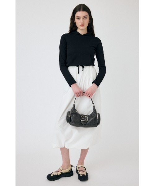 MOUSSY(マウジー)の「BALLOON ミディスカート(スカート・レディース・ホワイト/ブラック・FREE)」の13枚目の写真