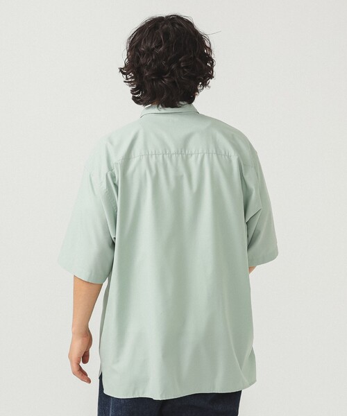 BEAMS（ビームス）の「ソリッド イージー ハーフスリーブ シャツ（シャツ/ブラウス・メンズ・ブラック/グリーン系その他3/ベージュ・XL/L/M/S）」の8枚目の写真
