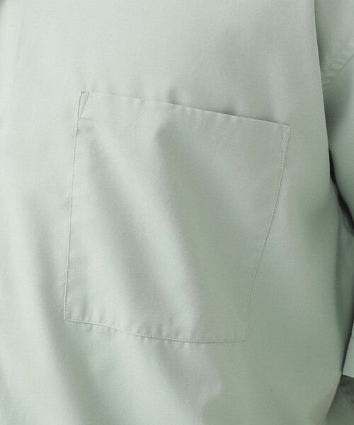 BEAMS（ビームス）の「ソリッド イージー ハーフスリーブ シャツ（シャツ/ブラウス・メンズ・ブラック/グリーン系その他3/ベージュ・XL/L/M/S）」の11枚目の写真