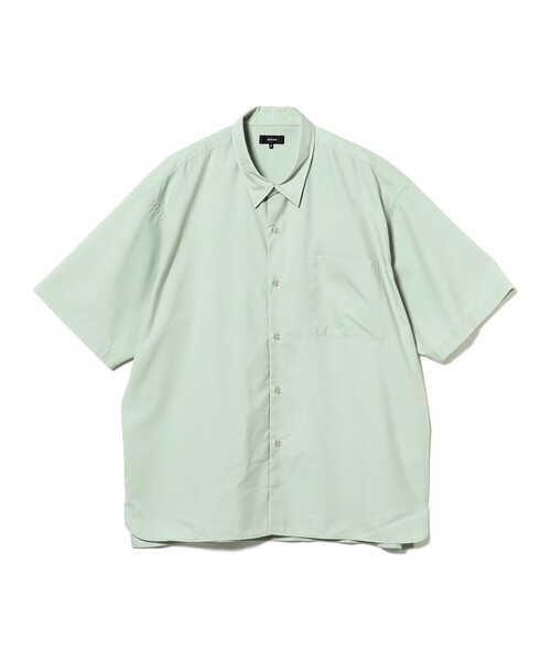 BEAMS（ビームス）の「ソリッド イージー ハーフスリーブ シャツ（シャツ/ブラウス・メンズ・ブラック/グリーン系その他3/ベージュ・XL/L/M/S）」の20枚目の写真