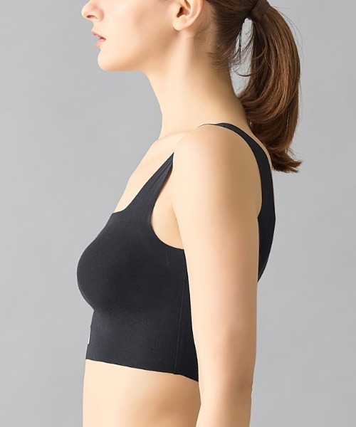 adidas（アディダス）の「adidas/アディダス スポーツブラ クロップトップ 完全無縫製でチクチクしにくい（スポーツブラ・レディース・ブラック/ライトグレー/ブルー系その他/ラベンダー・MEDIUM/LARGE/X-LARGE）」の7枚目の写真