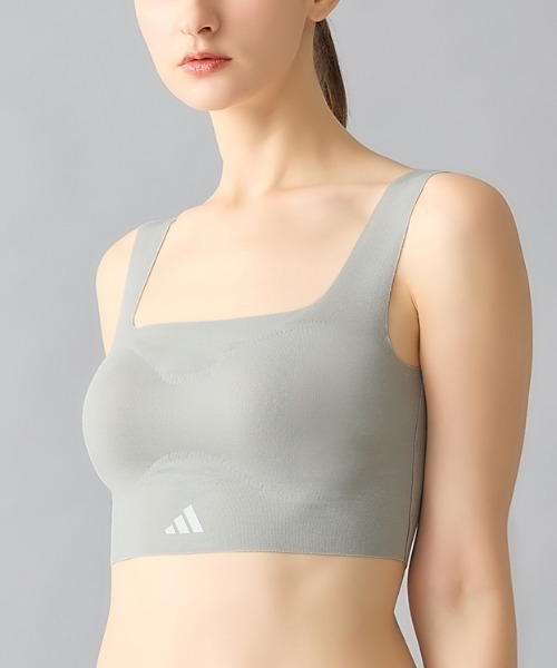 セール】adidas/アディダス スポーツブラ クロップトップ 完全無