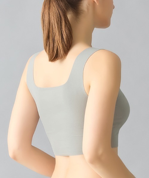 adidas（アディダス）の「adidas/アディダス スポーツブラ クロップトップ 完全無縫製でチクチクしにくい（スポーツブラ・レディース・ブラック/ライトグレー/ブルー系その他/ラベンダー・MEDIUM/LARGE/X-LARGE）」の17枚目の写真