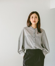 吉高由里子さん着用/イージーケアボリュームスリーブブラウス/287521