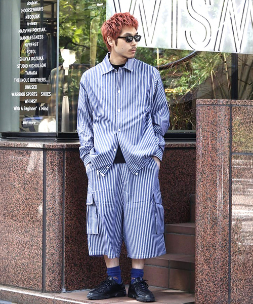 WISM（ウィズム）の「【INTODUSK / イントゥダスク】 STRIPE COACH