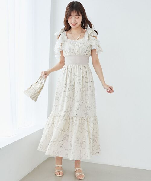 MAJESTIC LEGON(マジェスティックレゴン)の「フリルリボンコルセットワンピース(ワンピース・レディース・ブルー系その他2/A/ホワイト系その他2・MEDIUM/SMALL/X-SMALL)」の14枚目の写真