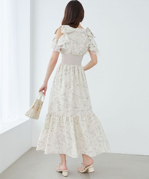 MAJESTIC LEGON(マジェスティックレゴン)の「フリルリボンコルセットワンピース(ワンピース・レディース・ブルー系その他2/A/ホワイト系その他2・MEDIUM/SMALL/X-SMALL)」の16枚目の写真