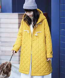 SHIPSダッフルコート♡イエロー セール】マイクロシープダブルジャージダッフルコート（ダッフルコート