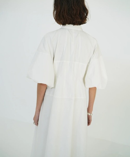 CLANE WAIST DESIGN VOLUME ONEPIECE | FLICKA ASHIYA