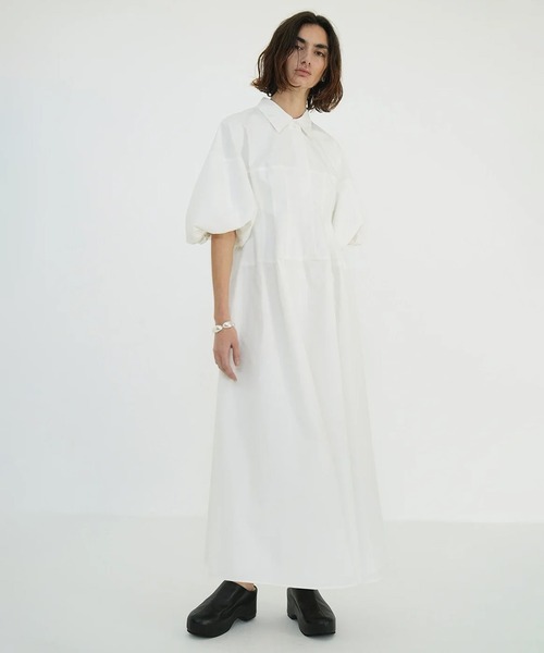 WAIST DESIGN VOLUME ONEPIECE（ワンピース）｜CLANE（クラネ