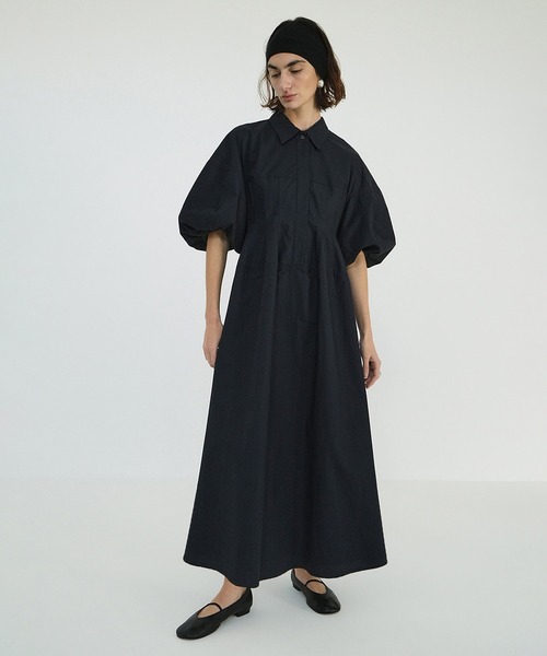 セール】WAIST DESIGN VOLUME ONEPIECE（ワンピース）｜CLANE（クラネ