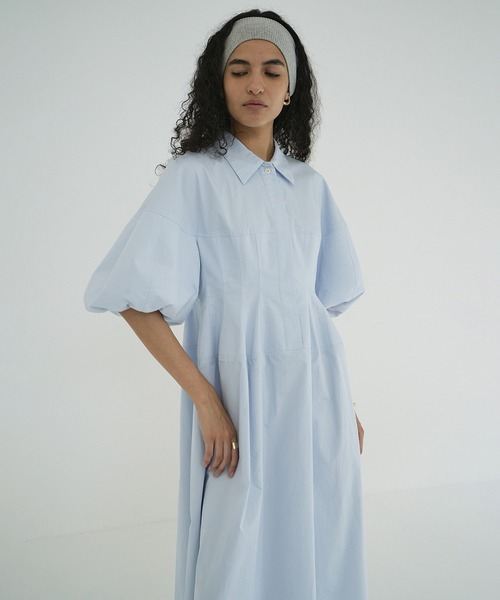 セール】WAIST DESIGN VOLUME ONEPIECE（ワンピース）｜CLANE（クラネ