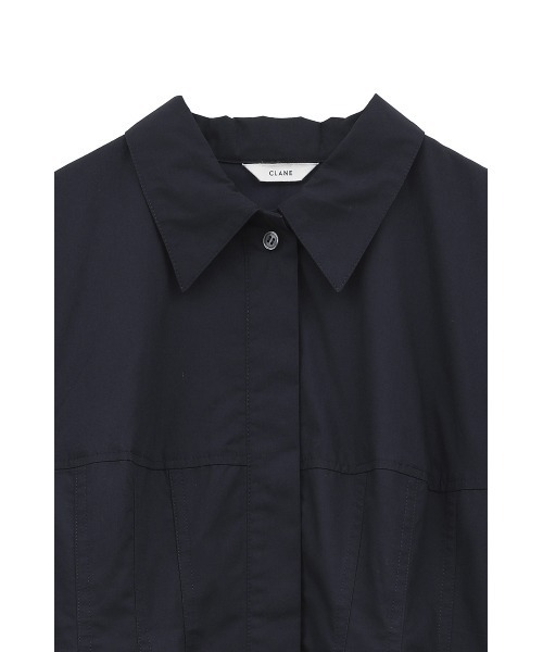 CLANE（クラネ）の「WAIST DESIGN VOLUME ONEPIECE（ワンピース・レディース・ホワイト/ネイビー/ブルー・1/2/0）」の21枚目の写真