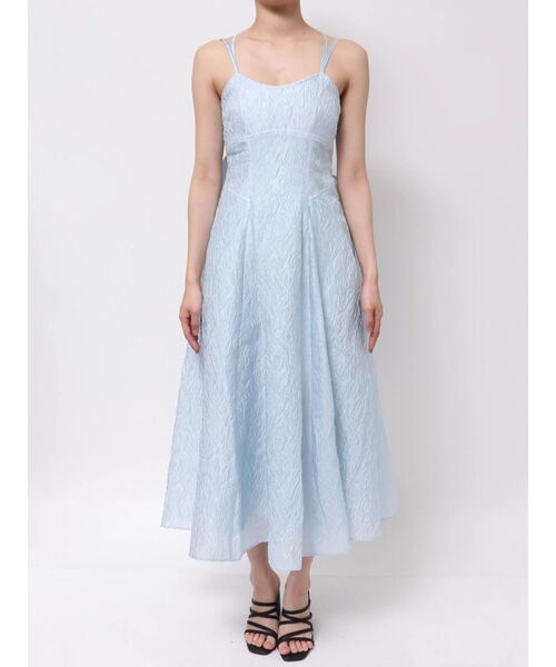 dazzlin バックリボンジャカードキャミワンピース dazzlin ワンピース バックリボンジャカードキャミワンピース