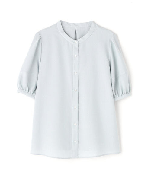 NATURAL BEAUTY BASIC(ナチュラルビューティーベーシック)の「◇リネンライク切替スリーブブラウス(シャツ/ブラウス・レディース・ダークブルー/ブルー/ベージュ・SMALL/MEDIUM)」の13枚目の写真