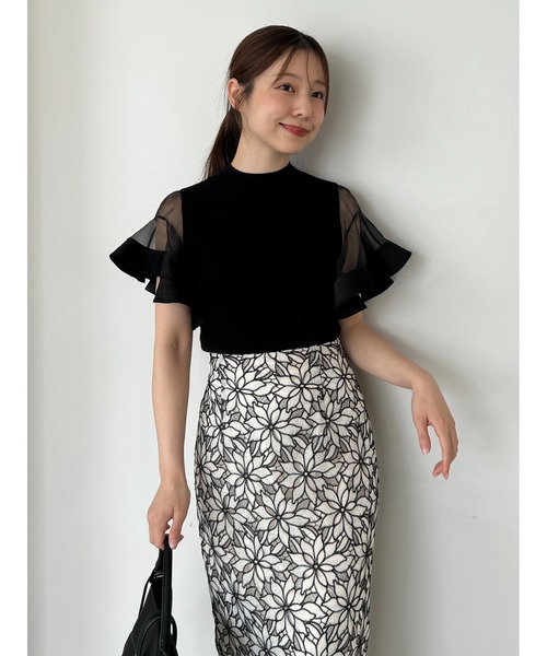 FRAY I.D｜ギュピールラメレーススカート | Rakuten Fashion