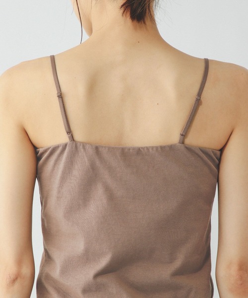 WING（ウイング）の「Wingコラボ/Fffit エフィット/カップ付きキャミ/291149（キャミソール・レディース・ブラック/ブラウン/アイボリー/ダークブラウン・X-LARGE/LARGE/MEDIUM/SMALL）」の6枚目の写真