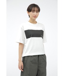【デカロゴ 】マーガレットハウエル MHL. Tシャツ カットソー 女性用 ♪ MHL.（エムエイチエル）の「PRINTED COTTON JERSEY（Tシャツ