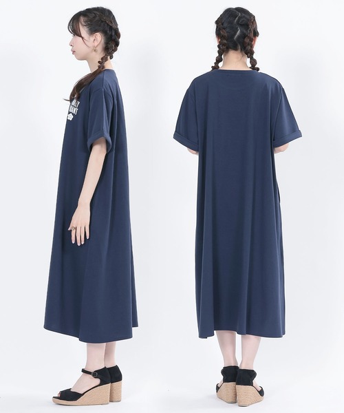 MARY QUANT（マリークワント）の「ロールアップスリーブ ワンピース（ワンピース・レディース・ブラック/ネイビー・M）」の8枚目の写真