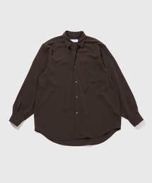 【ZOZO限定】ドレープとろみ ルーズシルエット ボウタイシャツ / オールシーズン着用可能 / 2Way / ユニセックス / Made by ZOZO