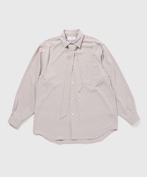 【ZOZO限定】ドレープとろみ ルーズシルエット ボウタイシャツ / オールシーズン着用可能 / 2Way / ユニセックス / Made by ZOZO